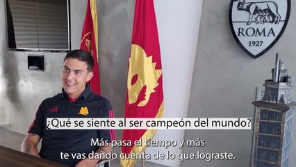ENTREVISTA DYBALA | ¿QUÉ SE SIENTE AL SER CAMPEÓN DEL MUNDO CON ARGENTINA? | DIARIO AS
