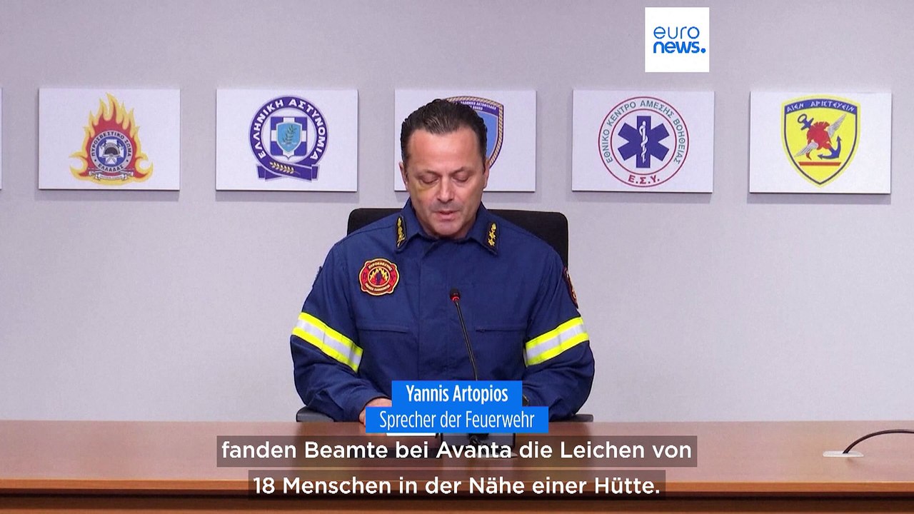 26 Leichen bei Waldbränden in Griechenland entdeckt: Stammen sie von Migranten?