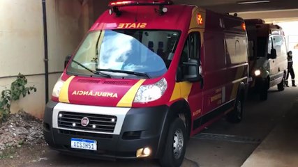 Homem fica ferido ao sofrer queda na Rua Aracy Tanaka Biazetto