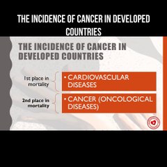 The incidence of cancer in developed countries