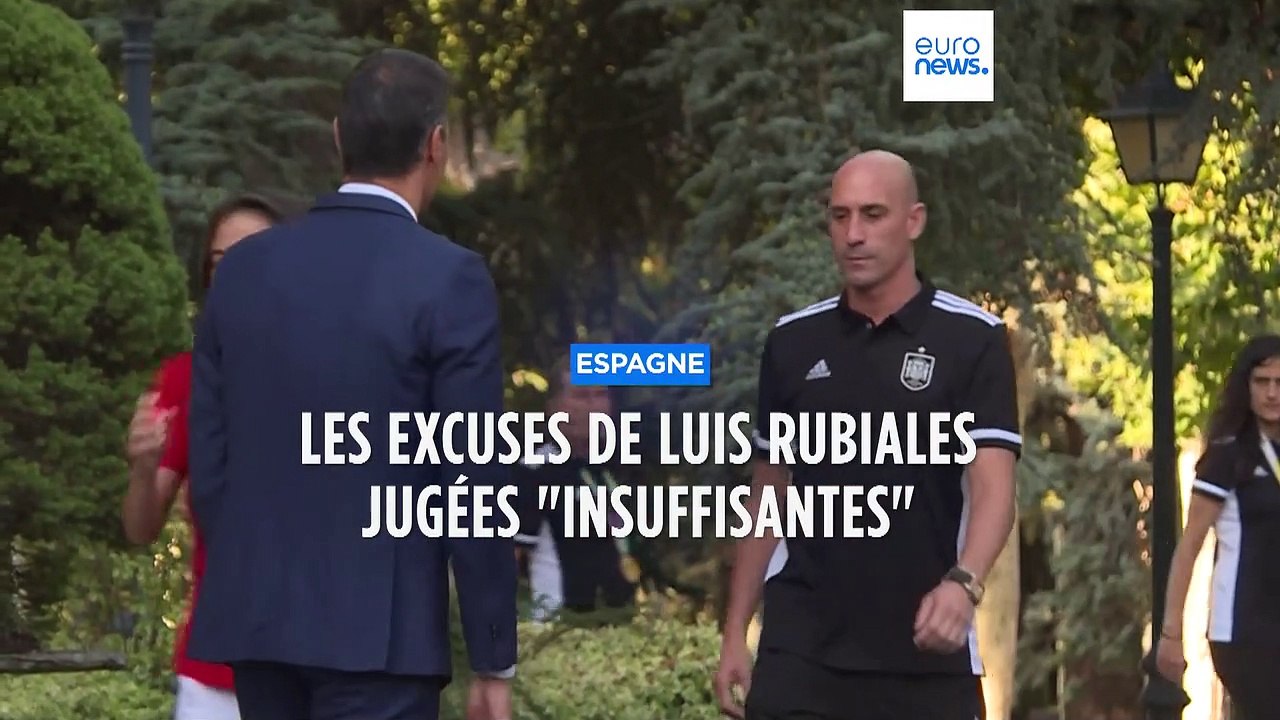 Espagne : les excuses de Luis Rubiales jugées "insuffisantes" par Pedro Sanchez
