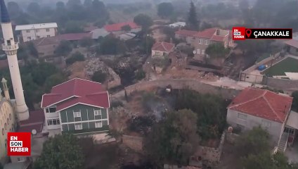 Çanakkale'deki orman yangınında son durum