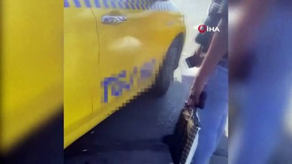 Yolcu seçen taksici, sivil polise: 'İlerde polis çevirmesi var, kaçmaya çalışıyorum'