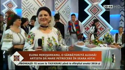 Elisabeta Turcu - La multi ani cu sanatate (Seara buna, dragi romani! - ETNO TV - 20.05.2016)