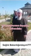 Sağlık Bakanlığı'nda çalıştığını söyleyen kişiden Menzil'in yeni şeyhine ziyaret: Her zaman hazırız