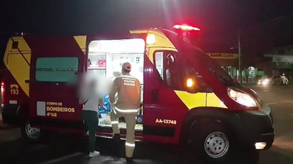 Menina de 12 anos fica ferida ao ser atropelada na Rua Universitária
