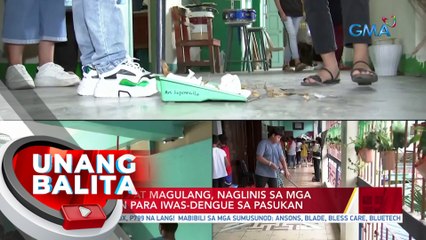 Mga guro at magulang, naglinis sa mga paaralan paa iwas-Dengue sa pasukan| UB