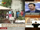 Guárico | Más de 2 mil habitantes afectados por las lluvias fueron atendidos ante las inundaciones