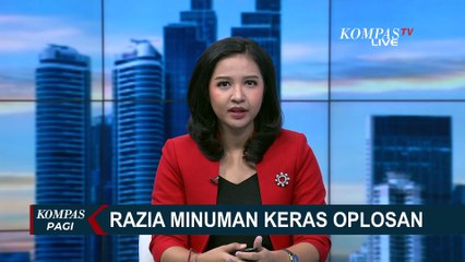 Sarpol PP Kota Padang Razia Warung yang Jual Minuman Keras, Sejumlah Miras Oplosan Disita!