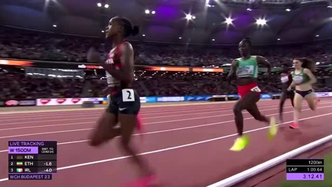 Kipyegon cruises to another 1500m gold