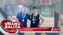 Rocco Nacino, wagi ng dalawang gold medals sa isang tennis tournament | UB