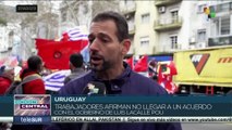 Uruguay: Organizaciones sindicales protagonizan movilizaciones contra el Gobierno nacional