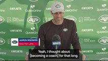 Rodgers contemplates possible future in NFL coaching