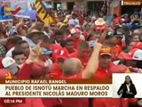 Pueblo de Isnotú en el estado Trujillo se movilizó en respaldo al Presidente Nicolás Maduro