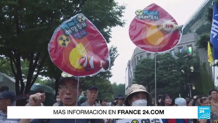 Protestas en Corea del Sur ante vertido de aguas radiactivas de Fukushima al océano