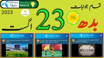 23 August 2023 Questions and Answers | Today Telenor Questions and Answers | Today Telenor App Quiz