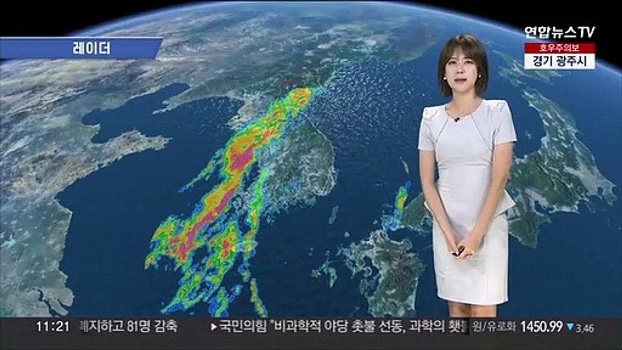 [날씨톡톡] 여름 끝자락, 전국 '비'…내일까지 150㎜ 넘는 비