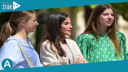 Letizia d’Espagne  tenue de camouflage et coiffure de rigueur, ce nouveau look de sa fille Leonor à