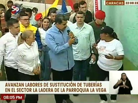 Caracas | Avanzan los trabajos de sustitución de tuberías de aguas servidas en el sector La Ladera