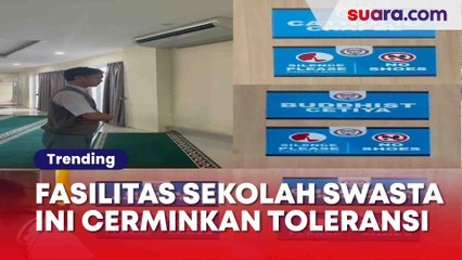 Respect! Sekolah ini Berikan Fasilitas Ibadah untuk 5 Agama, Warganet: Asli Keren Bangett!