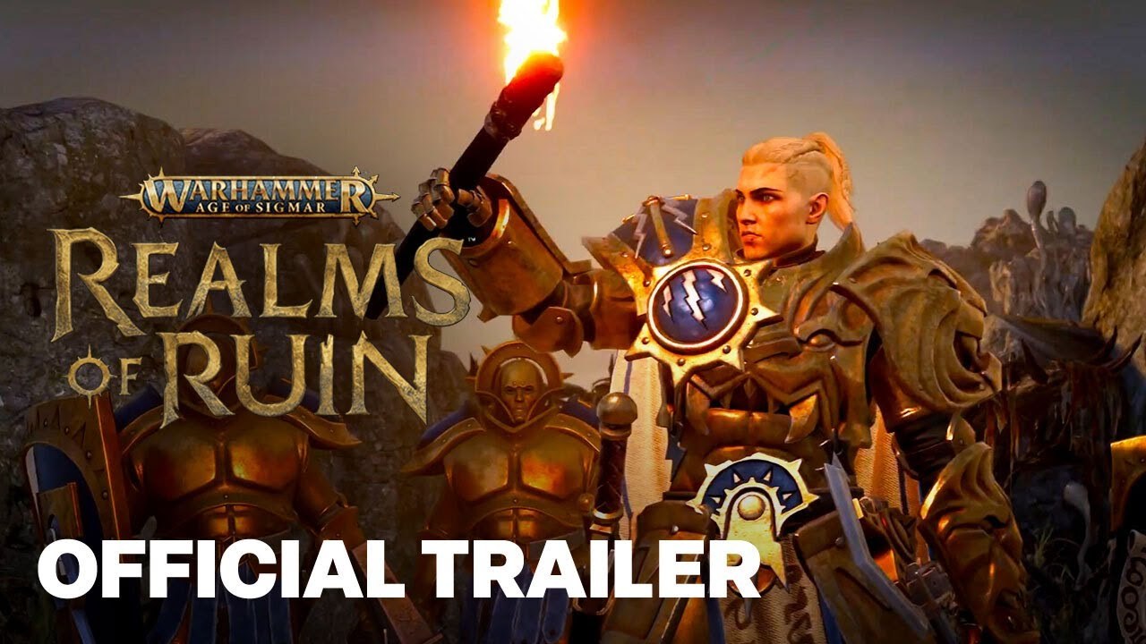 Warhammer Age of Sigmar Realms of Ruin Trailer...