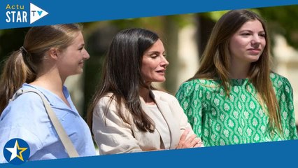 Letizia d’Espagne  tenue de camouflage et coiffure de rigueur, ce nouveau look de sa fille Leonor à