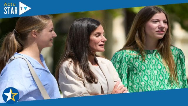 Letizia d’Espagne tenue de camouflage et coiffure de rigueur, ce nouveau look de sa fille Leonor à