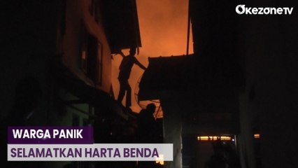 Api Lalap 8 Rumah dan 4 Bedeng di Permukiman Padat Kota Baturaja OKU