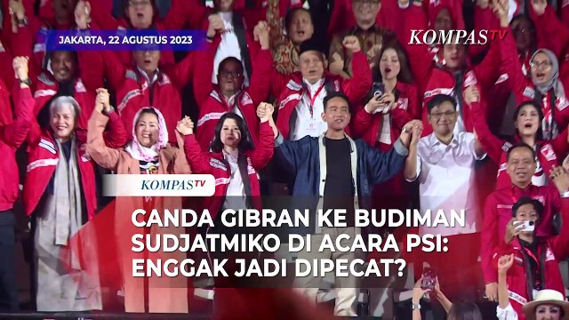 Canda Gibran ke Budiman Sudjatmiko: Enggak Jadi Dipecat, Mas?