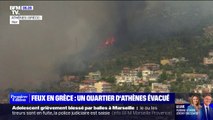 Incendies en Grèce: 25.000 personnes ont reçu l'ordre d'évacuer dans le nord d'Athènes