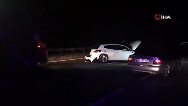 Tekirdağ'da trafik kazası: Direksiyon hakimiyetini kaybeden sürücü yön tabelasına çarptı