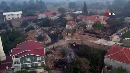 Çanakkale'de çıkan yangın 20 saattir devam ediyor! Tahliye edilen yerleşim yeri sayısı 9'a yükseldi