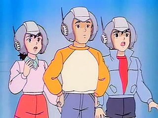 Children caught by UFO OVA [1991]