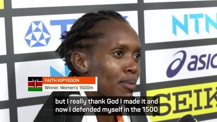 Kipyegon hails best season of her career