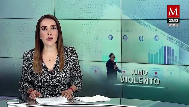 Incidencia delictiva en Julio: Reducción del 2.9% en homicidios dolosos