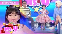 Mini Miss U Zyra showcases her talent | It's Showtime Mini Miss U