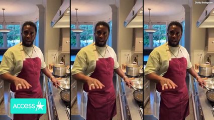 Diddy Cooks w_ Baby Girl Love, 10 Months, In Adorable Video