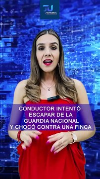 El conductor de una camioneta de lujo terminó impactado contra una finca ubicada en la zona Centro de Jamay, intentaba escapar de la Guardia Nacional #TuNotiReel