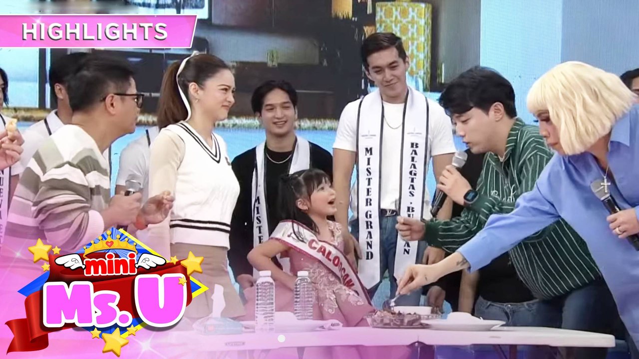 Mini Miss U Zyra performs with the whole 'Showtime' family | It's Showtime Mini Miss U