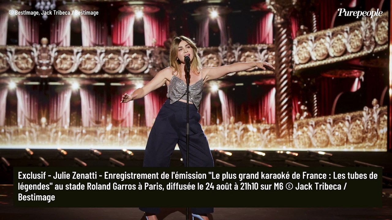 PHOTOS Vitaa canon en brassière, grande soirée karaoké avec Julie Zenatti et Chimène Badi