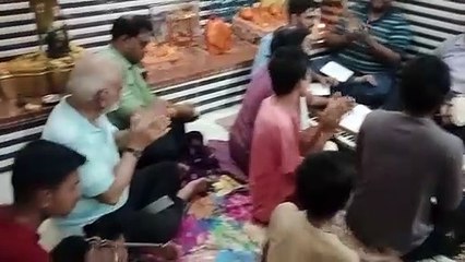 चंद्रयान-3 की सफलता के लिए हनुमान मंदिर में पूजन पाठ