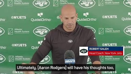 'He's new' - Saleh to start Aaron Rodgers in Jets' preseason
