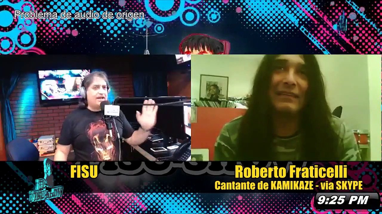 ENTREVISTA A ROBERTO FRATICELLI , CANTANTE DE KAMIKAZE - 23 JUNIO 2015