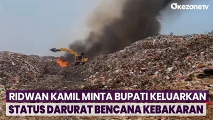 Скачать видео: TPA Sarimukti Terbakar, Ridwan Kamil Minta Bupati Segera Keluarkan Status Darurat Bencana Kebakaran