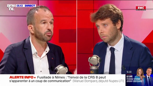 Canicule: Manuel Bompard (LFI) souhaite que au-delà d'une certaine température, on puisse faire des arrêts de travail