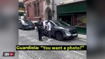 Watch: Guardiola refuses to take photo with officer who gave him parking ticket