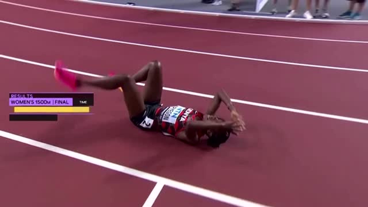 Highlights: kipyegon holt erneut gold über 1500 m