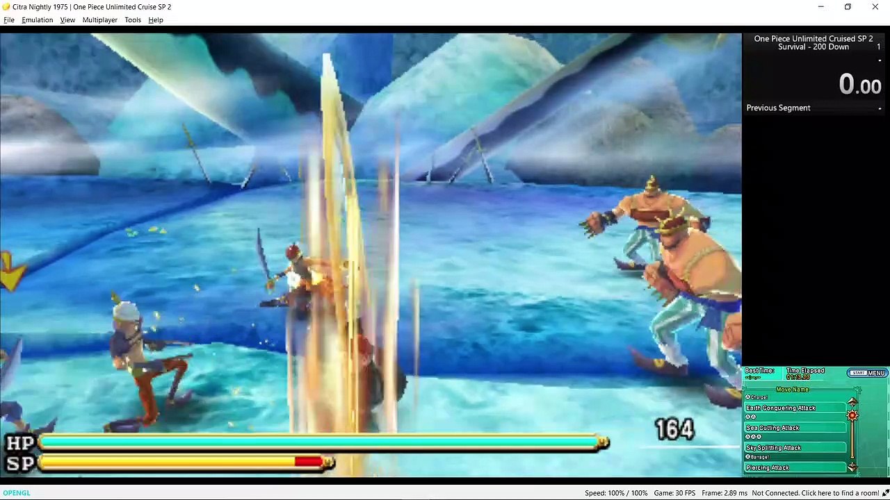 Speedrun One Piece Unlimited Cruise SP 2 - 200 Down (Shanks) 8:13.36