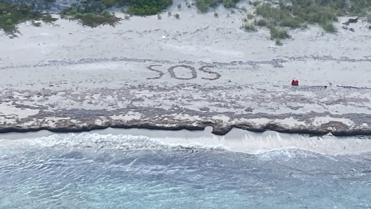 Drei Tage lang gestrandet: Mann dank "SOS"-Zeichen gerettet