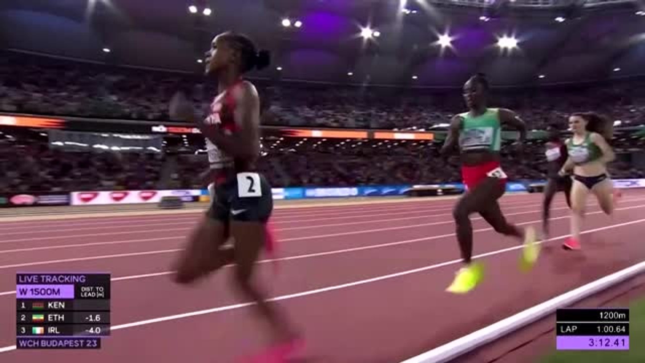 Championnats du monde - Kipyegon en or pour la troisième fois sur 1 500 m